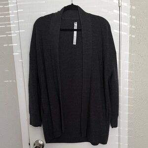 Lululemon Open-Front Women's Cardigan Sweater - Dark Charcoal